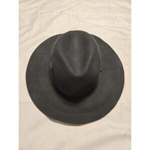 Gigi Pip Grey Monroe Rancher Wool Fedora Hat Modern Western Costal Cowgirl 3047